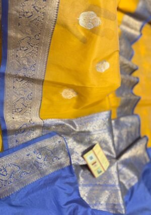 Beautiful Banarasi Kora Silk Handloom Saree