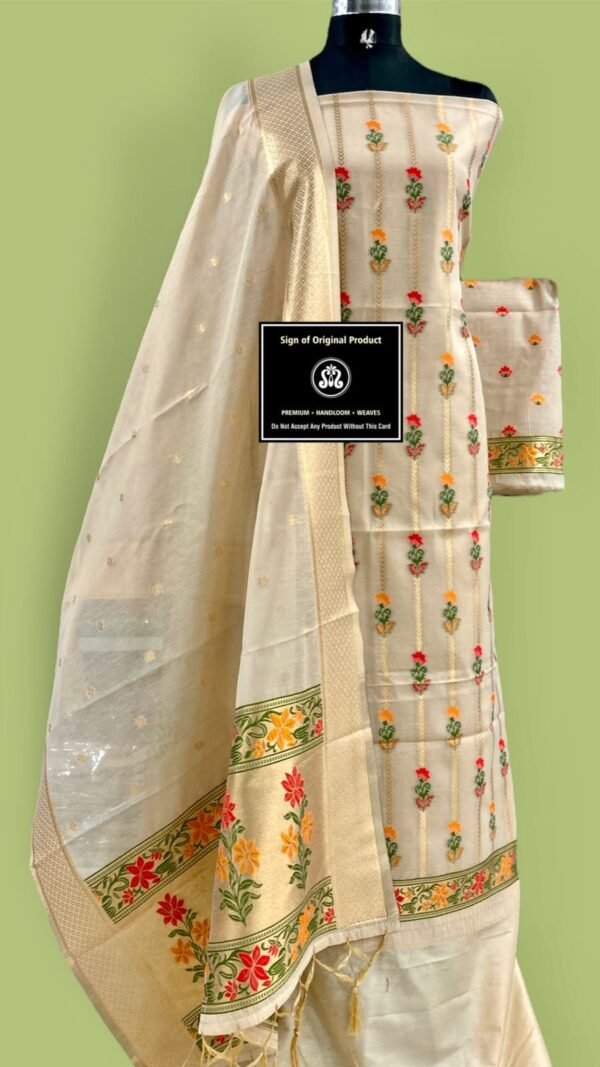 banarasi jamdani suit wholesale 14 pcs Set - Image 12
