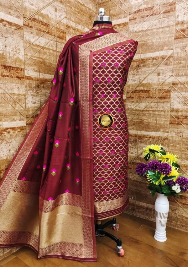 banarasi jamdani suit wholesale supplier 14 pcs Bundle - Image 13