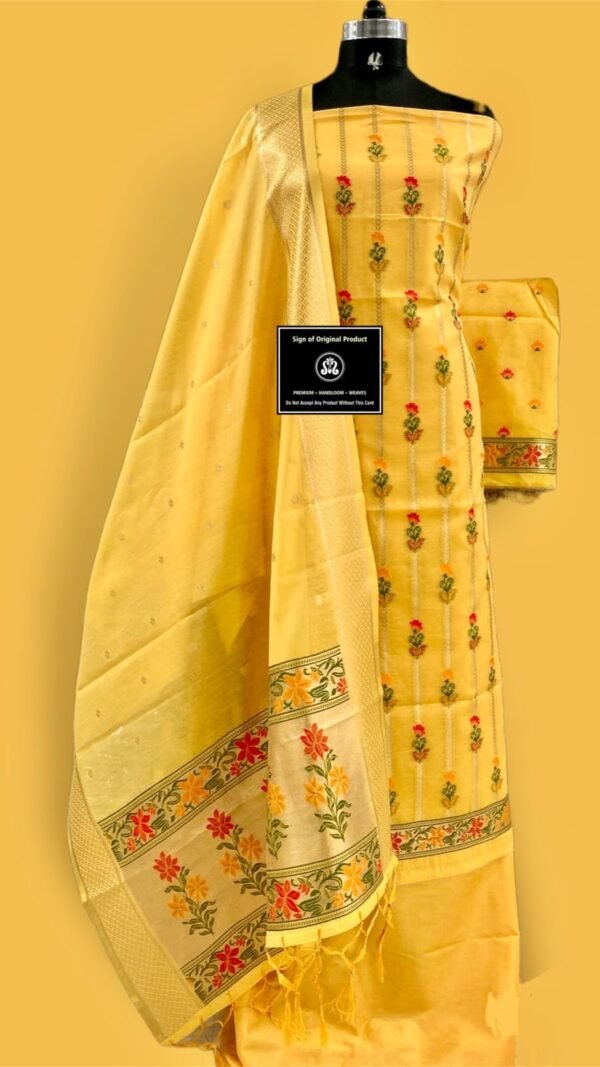 banarasi jamdani suit wholesale 14 pcs Set - Image 13