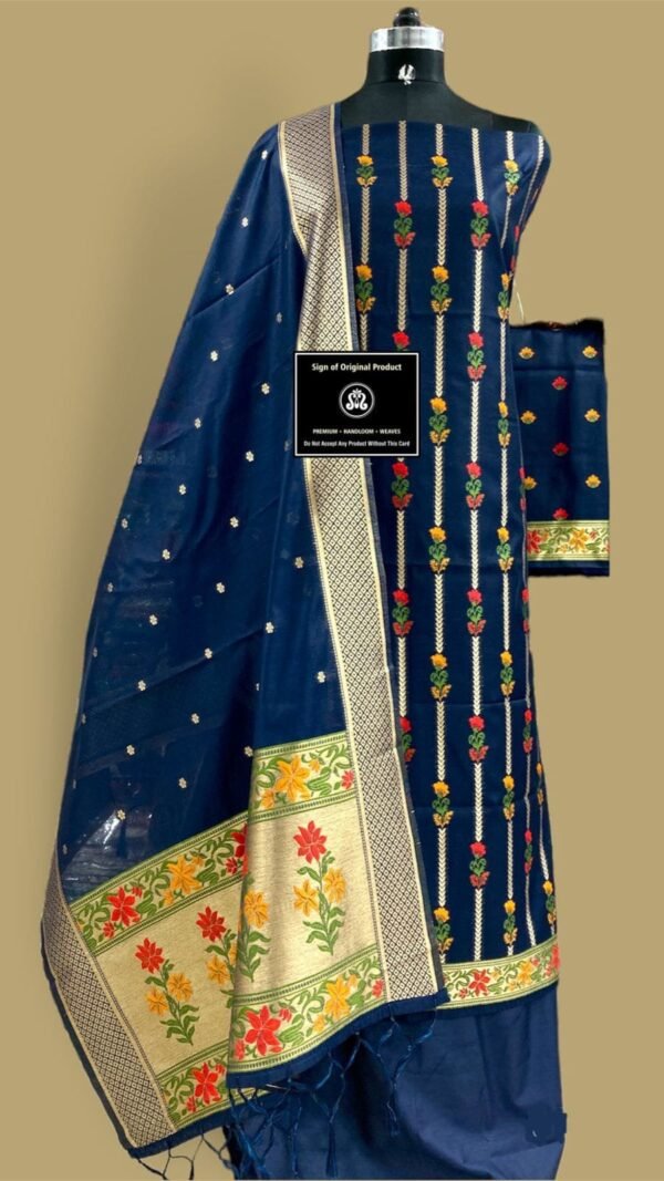 banarasi jamdani suit wholesale 14 pcs Set - Image 5
