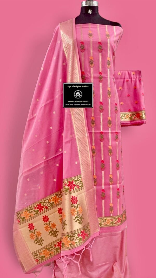 banarasi jamdani suit wholesale 14 pcs Set - Image 6