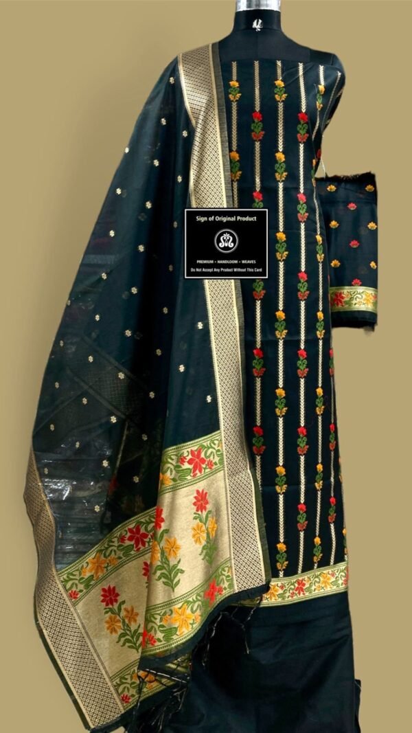 banarasi jamdani suit wholesale 14 pcs Set - Image 9