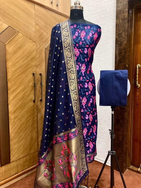 banarasi jamdani suit bundle 14 pcs - Image 12