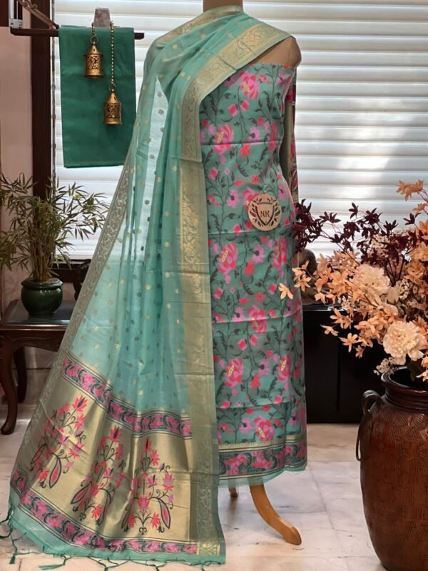 banarasi jamdani suit bundle 14 pcs - Image 13