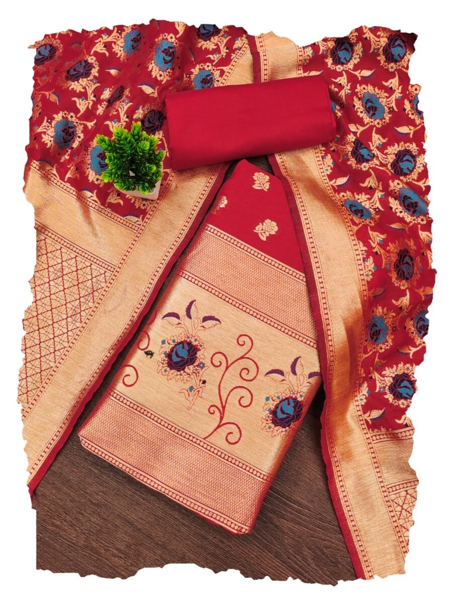 Tapeta Silk Banarasi Suit – 9 pcs Bundle (Set 1)