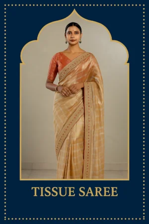 Home 3 tissue banarasi saree