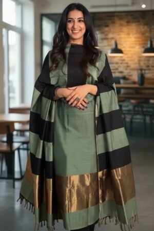 Banarasi Cotton Silk Suit Wholesale – Zari Daman 7 Pcs Catalogue
